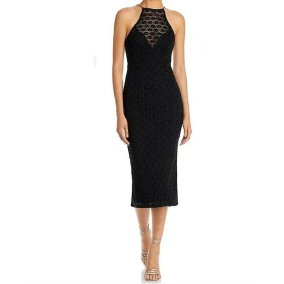 Bardot Dresses & Skirts - BARDOT Women Midi Black Lace Dress 2
